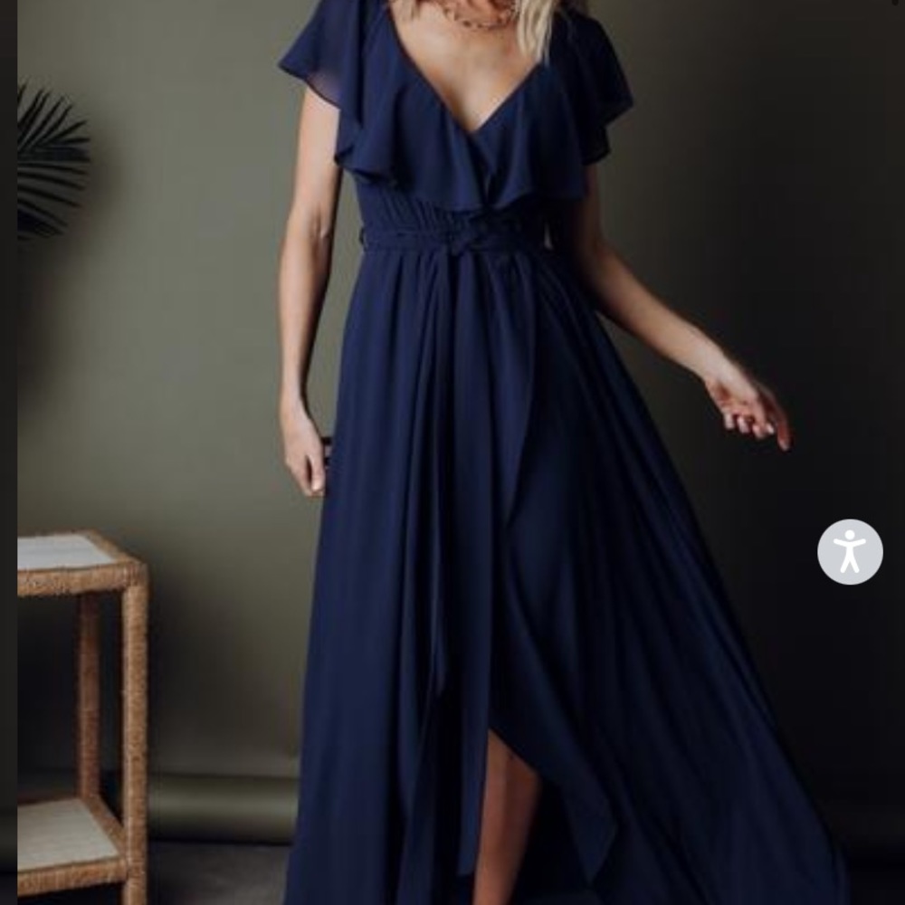 Baltic Born Navy Katya Maxi Dress
